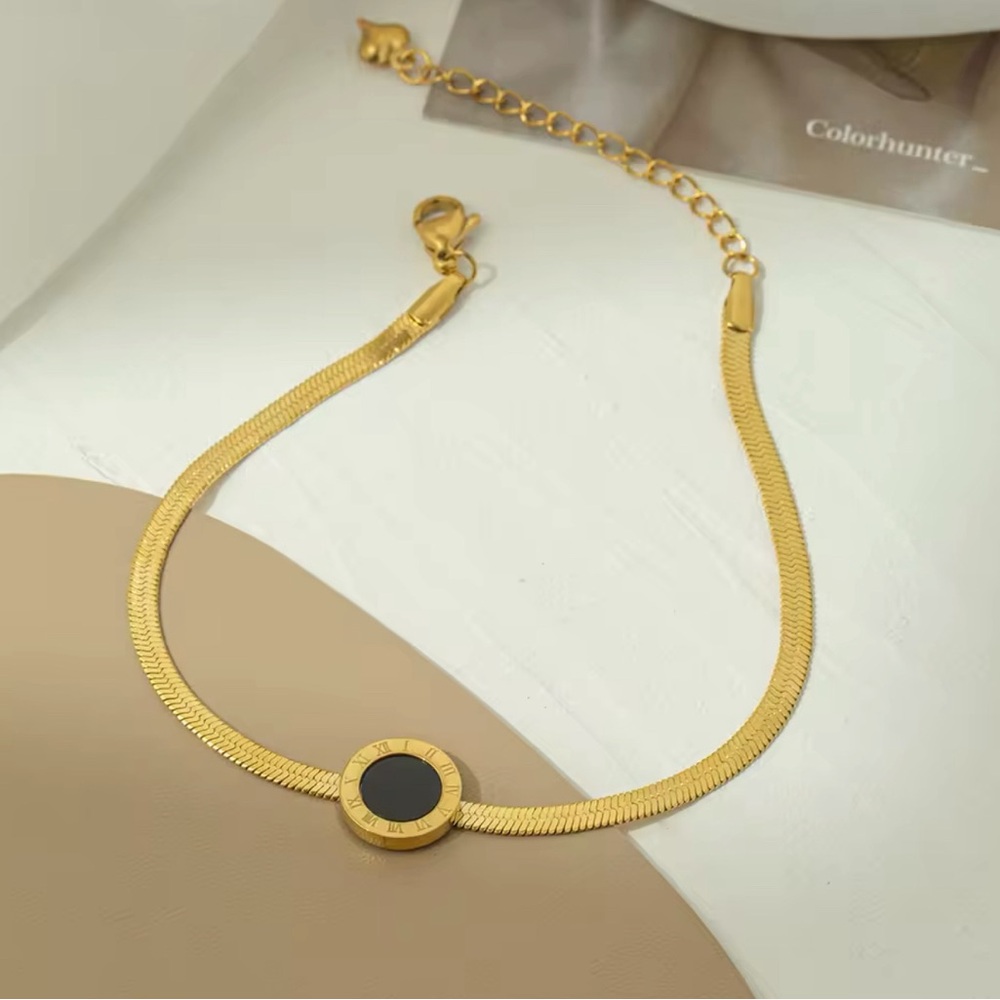 Stainless Steel Charm Anklet